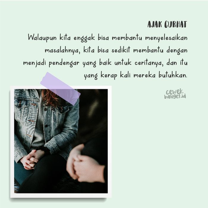 Cara Mendukung Teman Yang Mengalami Depresi